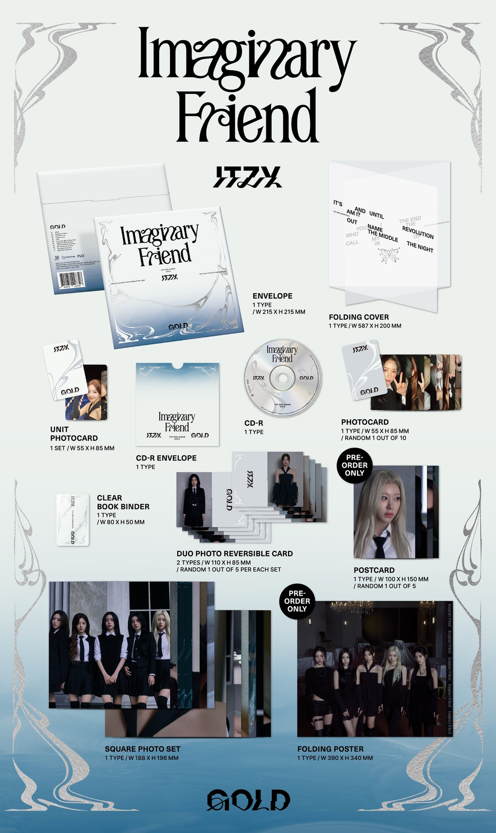 Альбом ITZY - [GOLD] SPECIAL EDITION (Imaginary Friend Ver.)