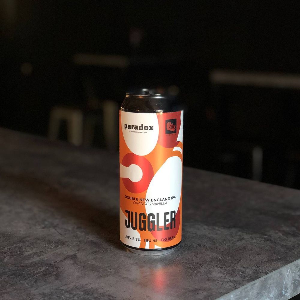 Juggler, Paradox Collaboration with GAS brew, IPA - Imperial / Double New England / Hazy