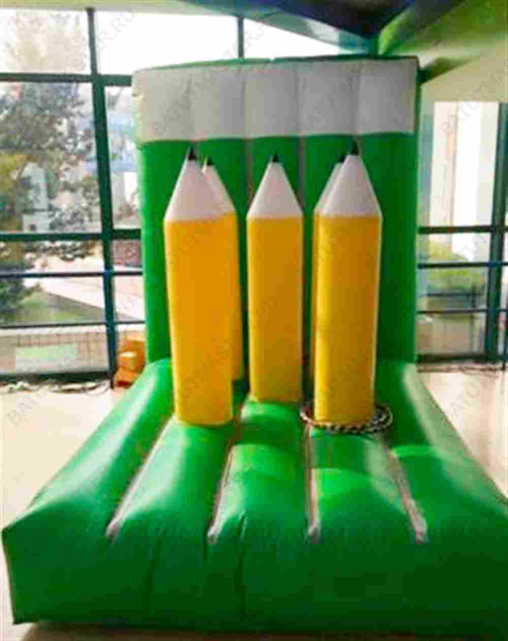 Надувная командная игра "Кольцеброс- карандаш"