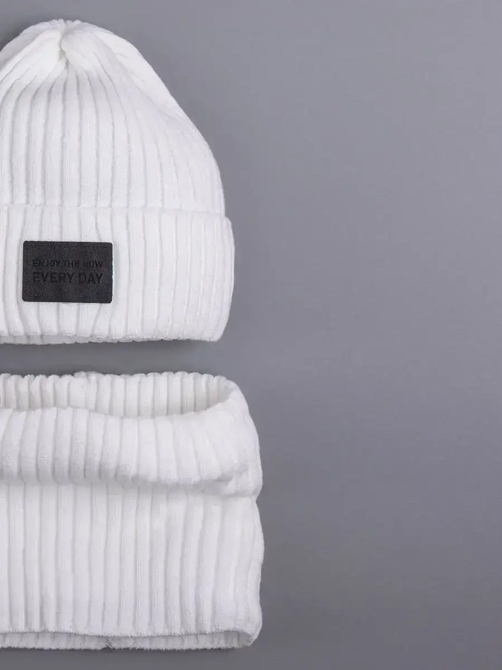 Шапка и снуд детские осенние