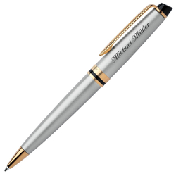 Шариковая ручка Waterman Expert 3, цвет: Stainless Steel GT, стержень: Mblue
