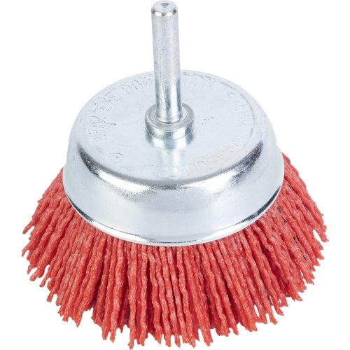 Щетка ELITECH чашечная со шпилькой для дрели 75 мм   1820.154600