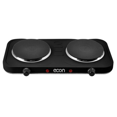 Плита электрическая Econ, ECO-232HP, 2000 Вт, 2 конф, эмаль, механ, пер повор, чер