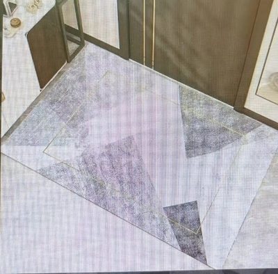 Коврик для ванной 38*58"Плюмерия»