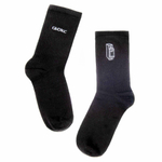 Носки черные с вышивкой, размер 38-40