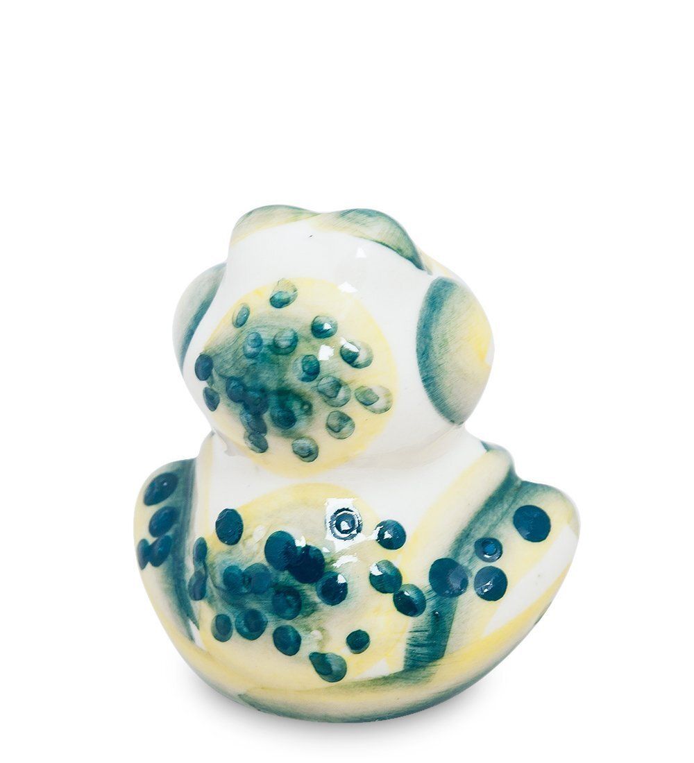 ГЛ- 223 Фигурка «Лягушка» бол. цв. (Гжельский фарфор)