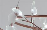 Pendant design lamp  Heracleum II by Moooi (Brass,  D72cm)