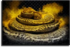 Постер "Змея в желтом дыму"