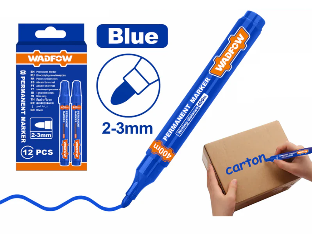 Перманентный маркер WADFOW WJM1502 (синий)