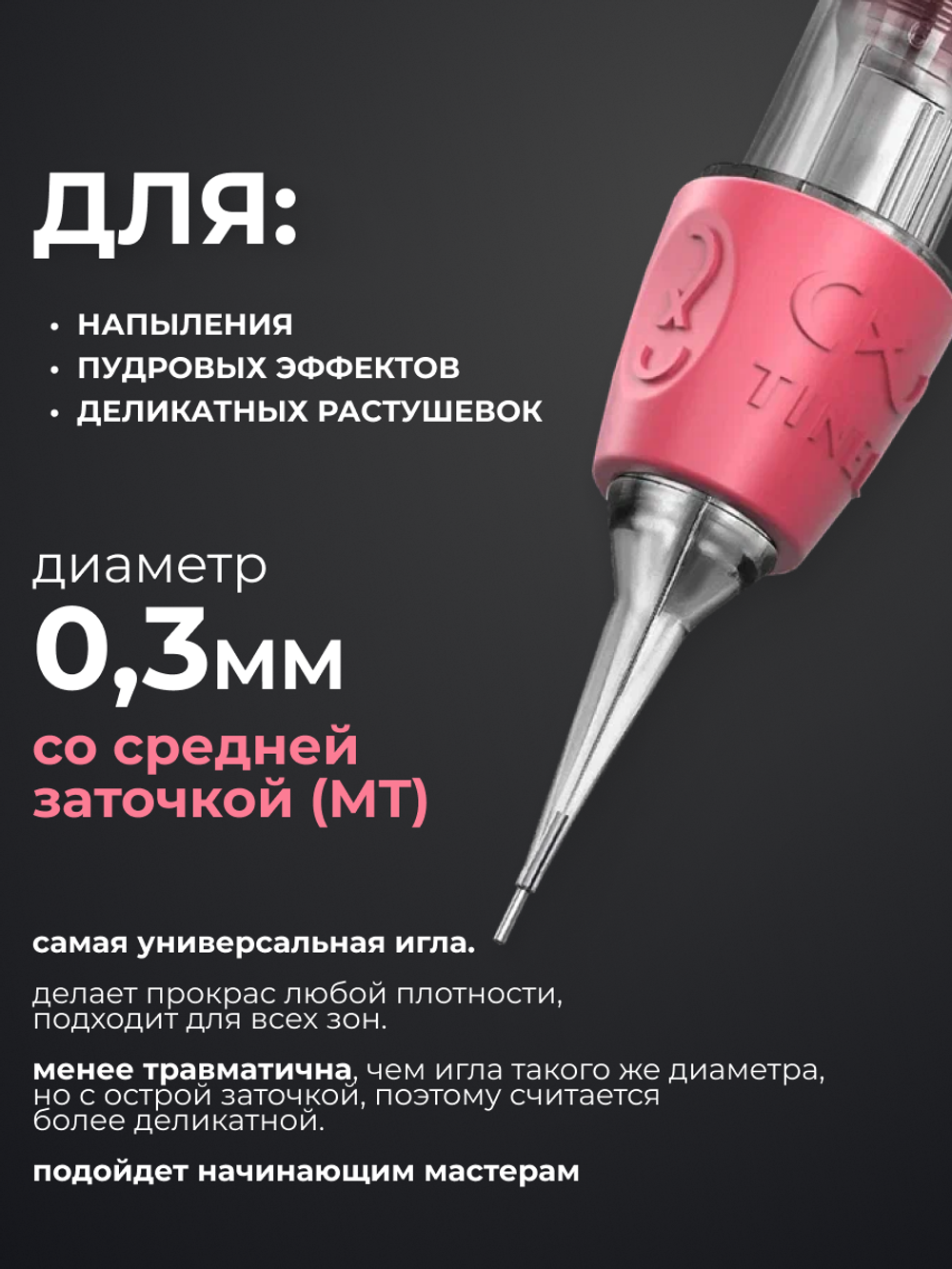 Картриджи Tinel MONTREAL 0.3/1 RLMT блистер 5шт.
