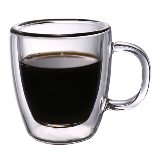 Чашка 50 мл кофейная Classic Coffee набор 2 шт. d 5,5 см h6 см термостекло P.L. Proff Cuisine [1]