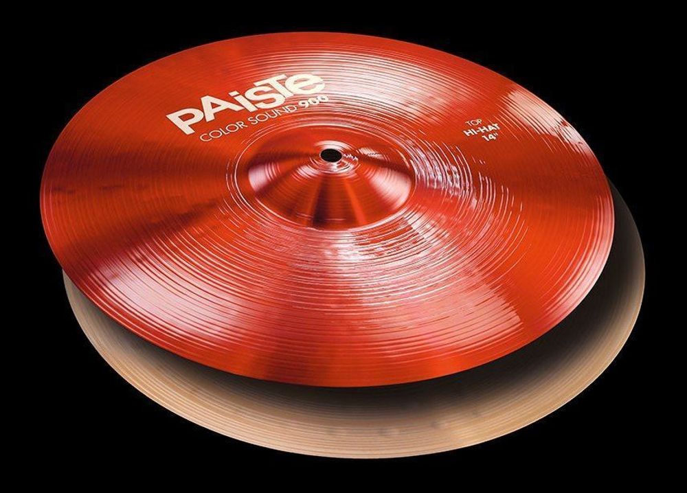 Тарелка Hi-Hat (Пара) Paiste 14&quot; 900 Color Sound Red Hi-Hat