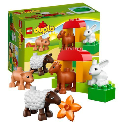 LEGO Duplo: Животные на ферме 10522 — Farm Animals Goat Pig Sheep Rabbit — Лего Дупло