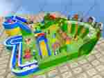 Надувной батут «Детский мегапарк» 18*18*8 м