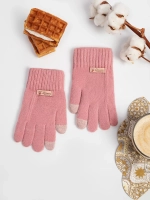 Перчатки тёплые сенсорные для смартфона вязаные