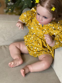 Кукла Реборн мягконабивная 60см в пакете (FA-507)