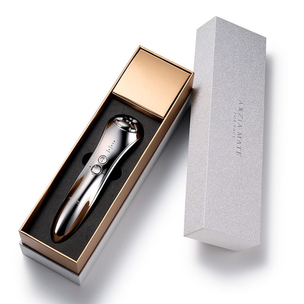 Бьюти-аппарат для ухода за лицом с EMS, LED, радиочастотами, ультразвуком и ионофорезом AXXZIA Mate For Face