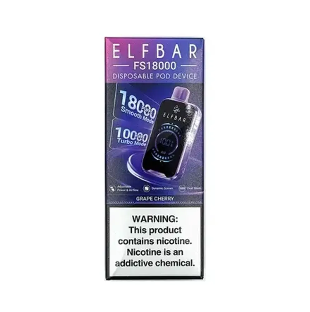 Elf Bar FS18000 - Grape Cherry (5% nic)