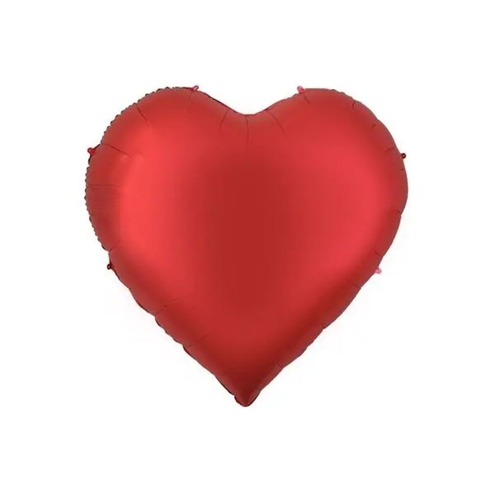 Сердце Сатин Red 63″ (160см)  Изображение2