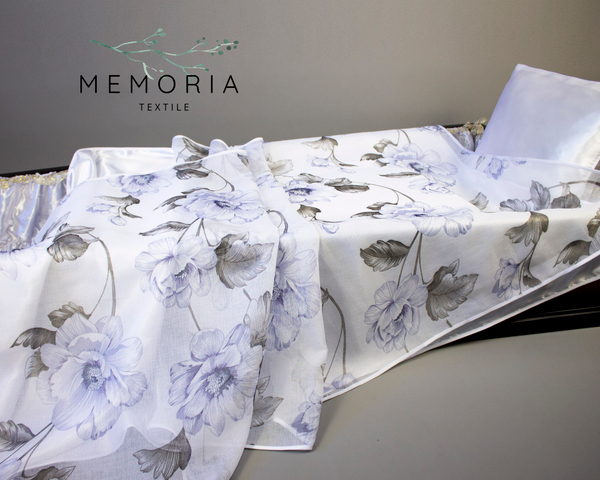 Комплект ритуальный "Мальва" голубой