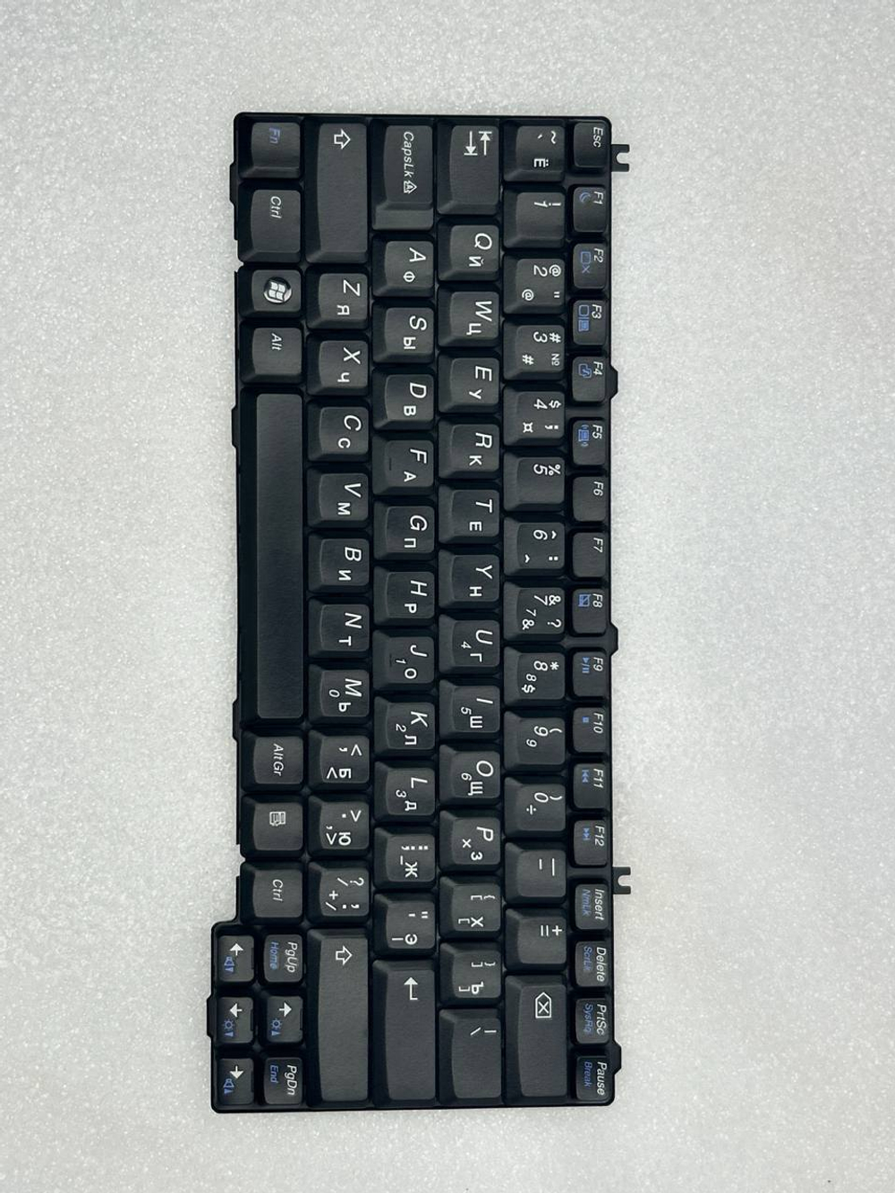 Клавиатура для ноутбука Lenovo E43 раскладка - русская, без подсветки, черная (25009048), оригинал