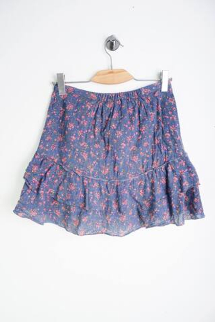 Юбка H&M с цветочным принтом, маркировка 34, визуально на 40 размер