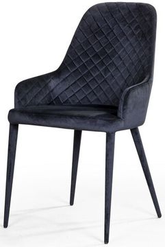 Стул Douglas, бархат чёрный