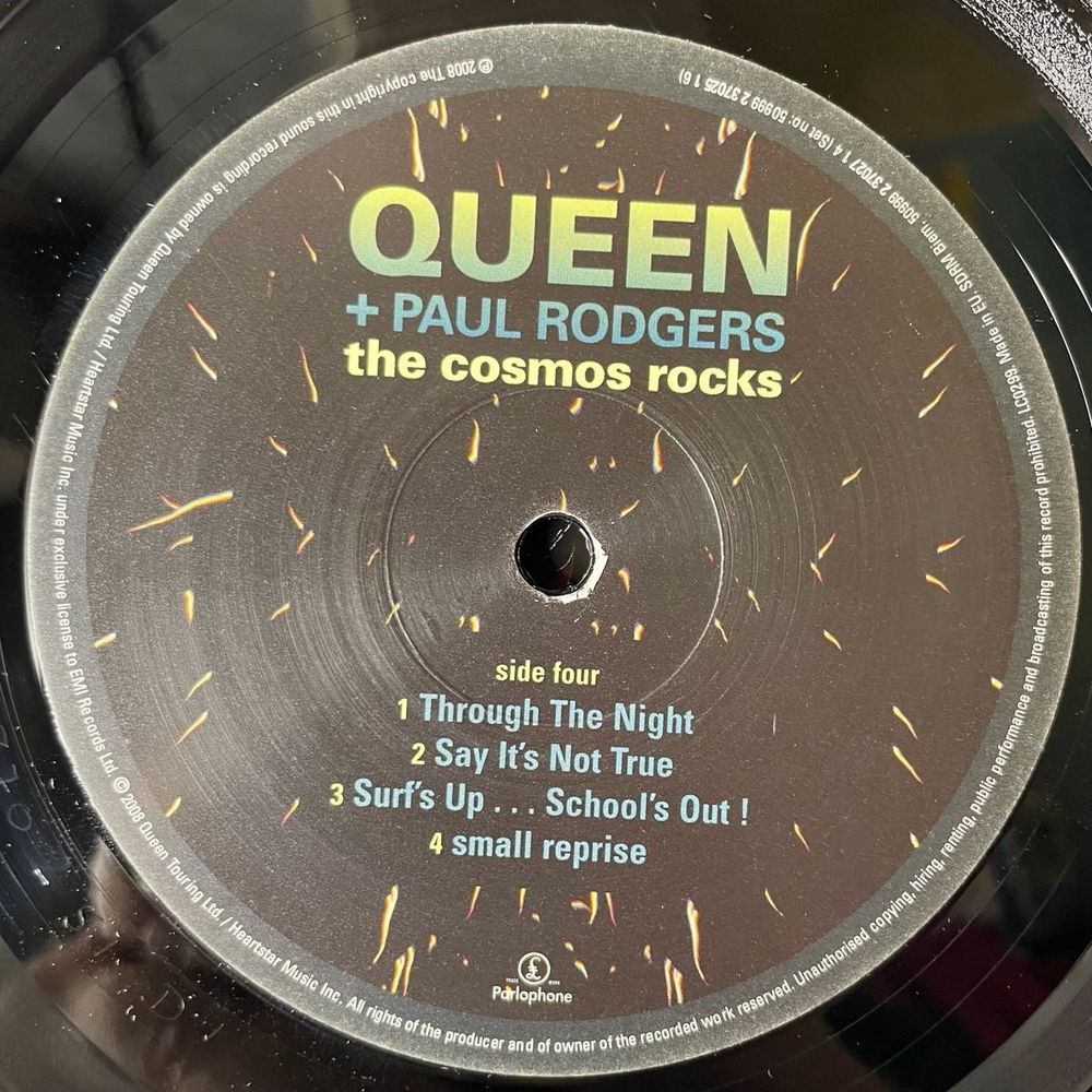 Винтажная виниловая пластинка LP Queen and Paul Rodgers The Cosmos Rocks (EU 2008)