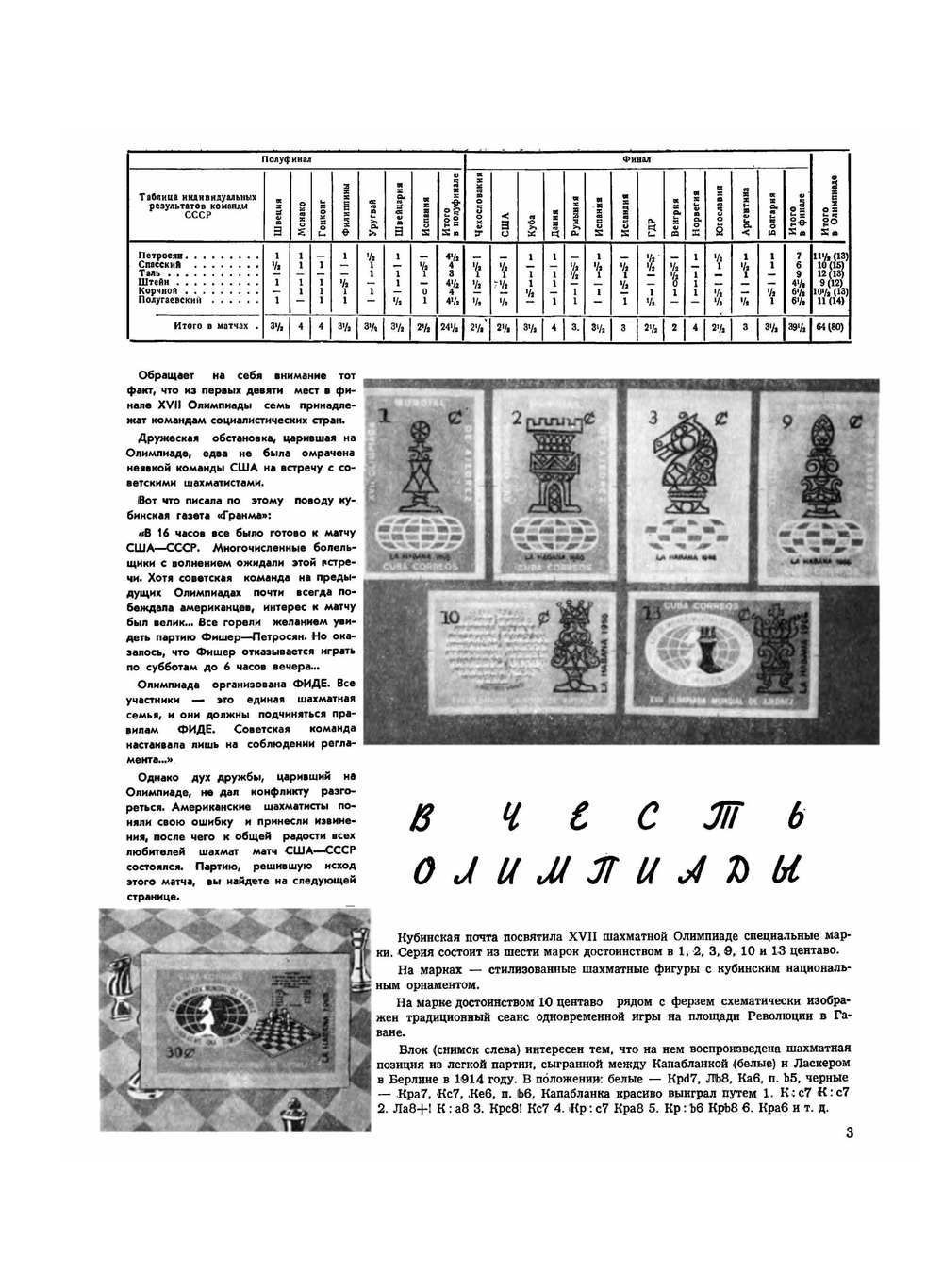 Журнал "Шахматы в CCCP". №01-12, 1967 | Редакция