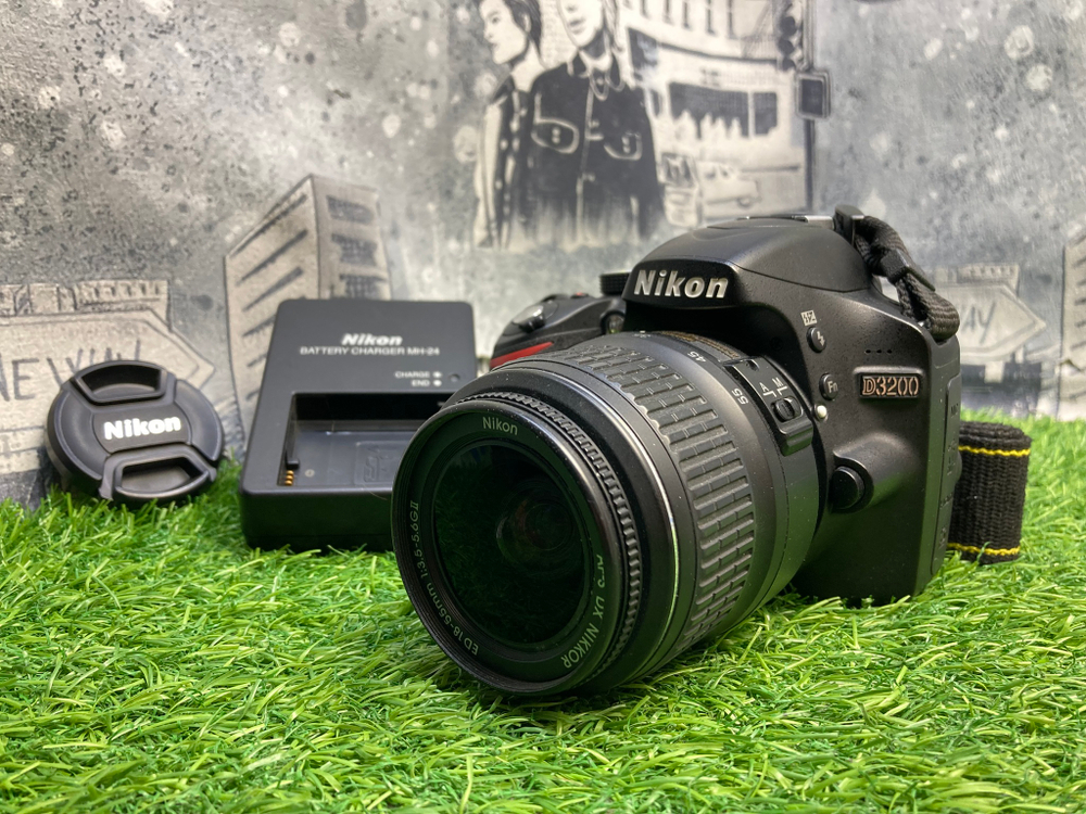 Nikon D3200 + 18-55mm 6.100 кадров Покупка/Продажа