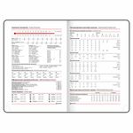 Ежедневник недатированный B6 (127х186 мм), BRAUBERG VISTA, под кожу, твердый, срез фольга, 136 л., "Flowers", 112109