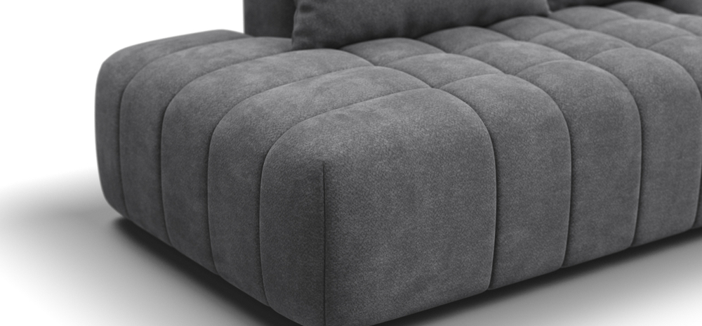 Диван прямой Босс Твин Шенилл Клауд графит