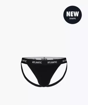 Мужские трусы(1шт) джоки Atlantic MP-1571, черные