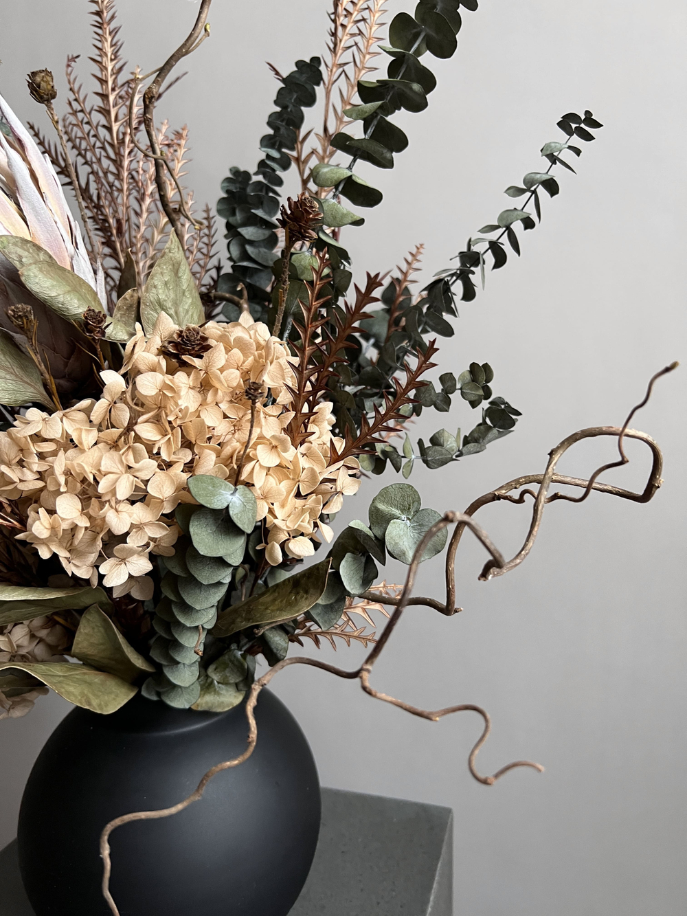 Композиция в кашпо Цинародиес