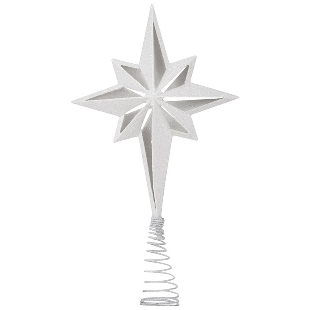 Елочная игрушка (украшение) ВЕРХУШКА РОЖДЕСТВЕНСКАЯ ЗВЕЗДА 25*14,5 см (цвет серебряный) Елочная игрушка (украшение) ВЕРХУШКА РОЖДЕСТВЕНСКАЯ ЗВЕЗДА 25*14,5 см (цвет серебряный)