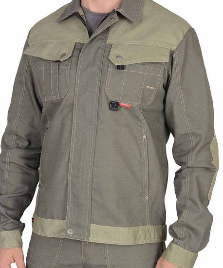 Куртка "Сириус-Вест-Ворк" (оливковый/с.оливковый) укор.