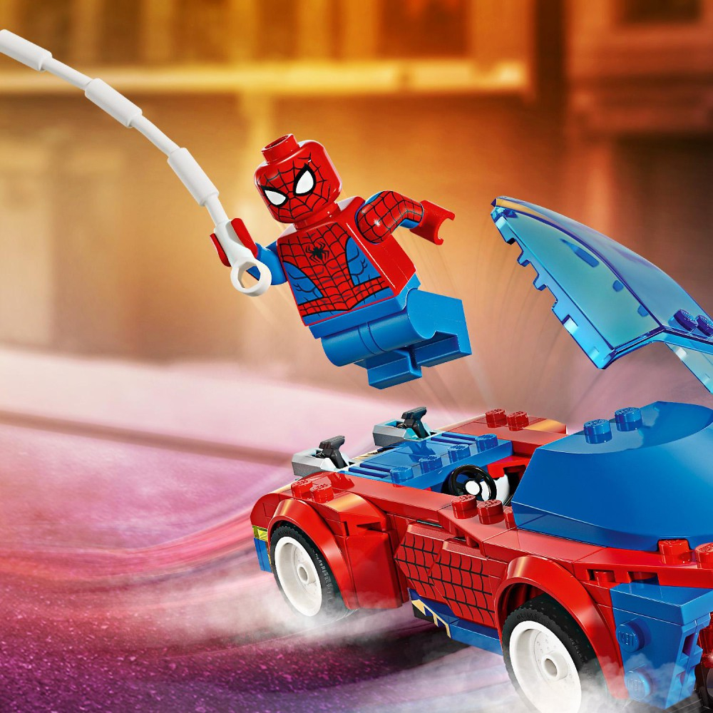 OUTLET LEGO Marvel Super Heroes - Гоночный автомобиль Спайдер-Мэна и Зеленого Гоблина 76279