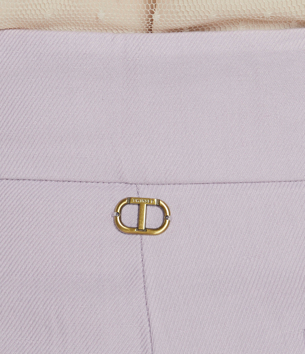 Шорты TWINSET - фиолетовый(241TP2565)