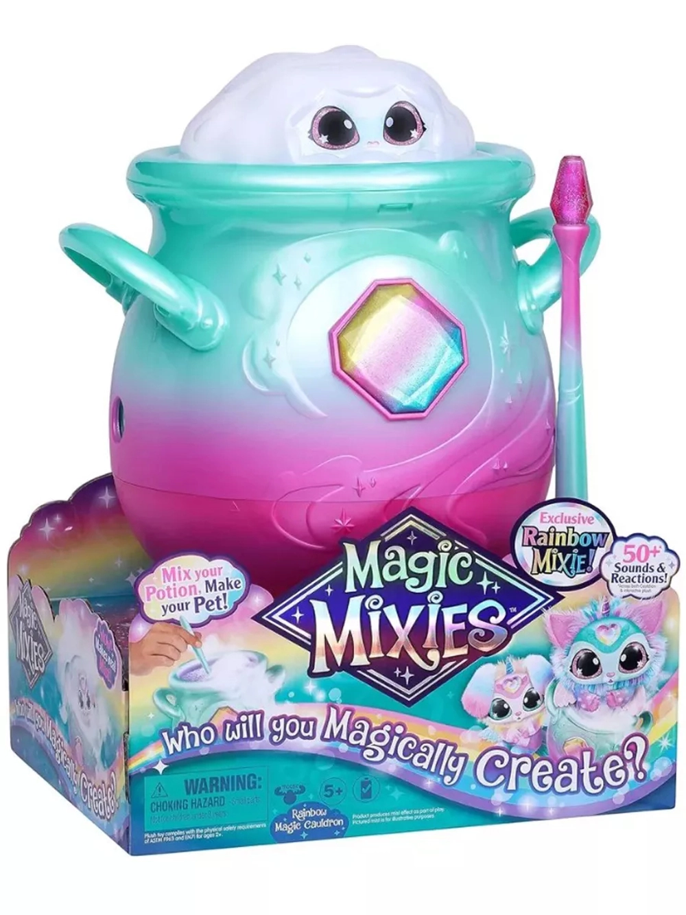 Интерактивный Волшебный котел Magic Mixies радужный