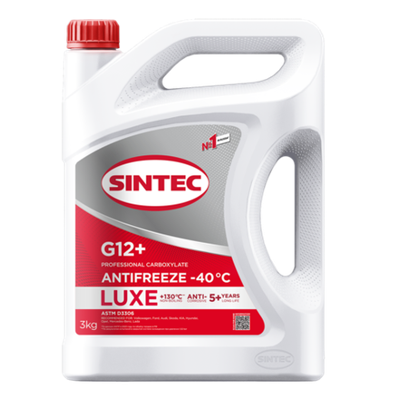 Антифриз SINTEC ANTIFREEZE LUXE G12+ 3кг.