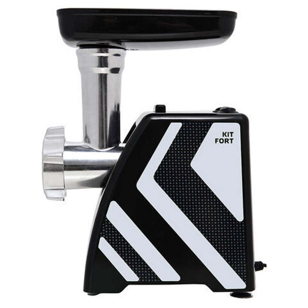 Мясорубка KITFORT КТ-2101-3, 1500 Вт, производительность 1,2 кг/мин, реверс, 2 насадки, пластик, оранжевая