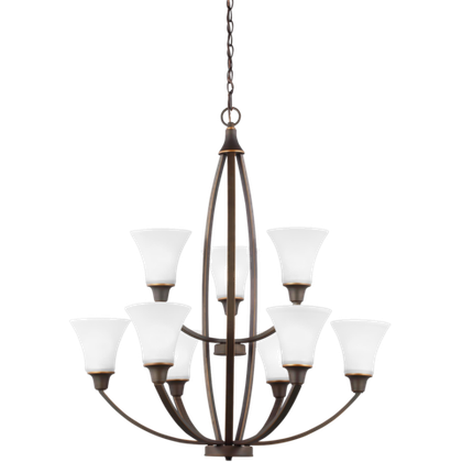 Люстра Visual Comfort Metcalf Nine Light Chandelier