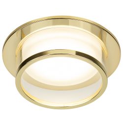 Светильник встраиваемый декоративный ЭРА DK99 GD под лампу MR16 GU5.3 золото