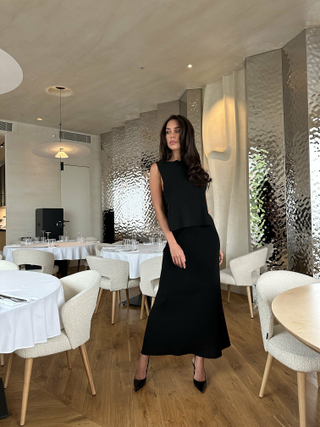 Юбка SAVANNAH с ярусами, чёрный