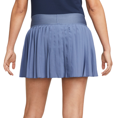 Теннисная юбка Nike Court Dri-Fit Advantage Pleated Tennis Skirt - diffused blue/white