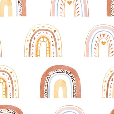 Акварельная радуга