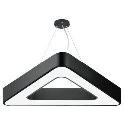 Светильник LED ЭРА Geometria SPO-153-B-40K-030 Delta 30Вт 4000К 2100Лм IP40 600*80 черный подвесной драйвер внутри