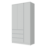 Шкаф 3-х створчатый Мэнкс МСШ-24