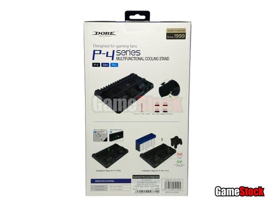 PS 4 Slim/Pro Многофункциональная подставка для консоли и подзарядки джойстиков (DOBE TP4-18119)
