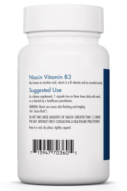 Niacin Vitamin B3 90 капсул Allergy Research Group